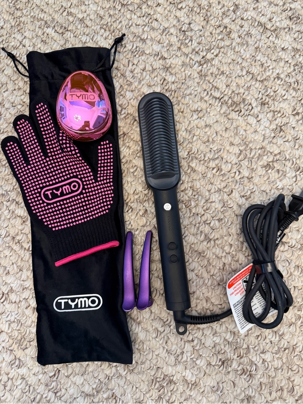 TYMO Hair Straightening Brush Set